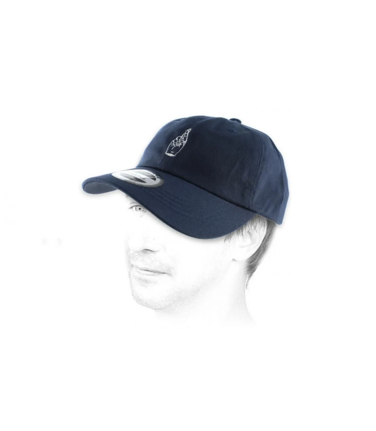 dita blu cap incrociateCurve Badluck navy     